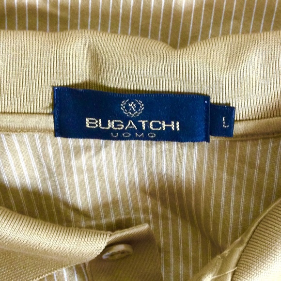 Bugatchi Uomo, 100% Egyptian Cotton, Short Sleeves, Polo Shirt. - Picture 4 of 7